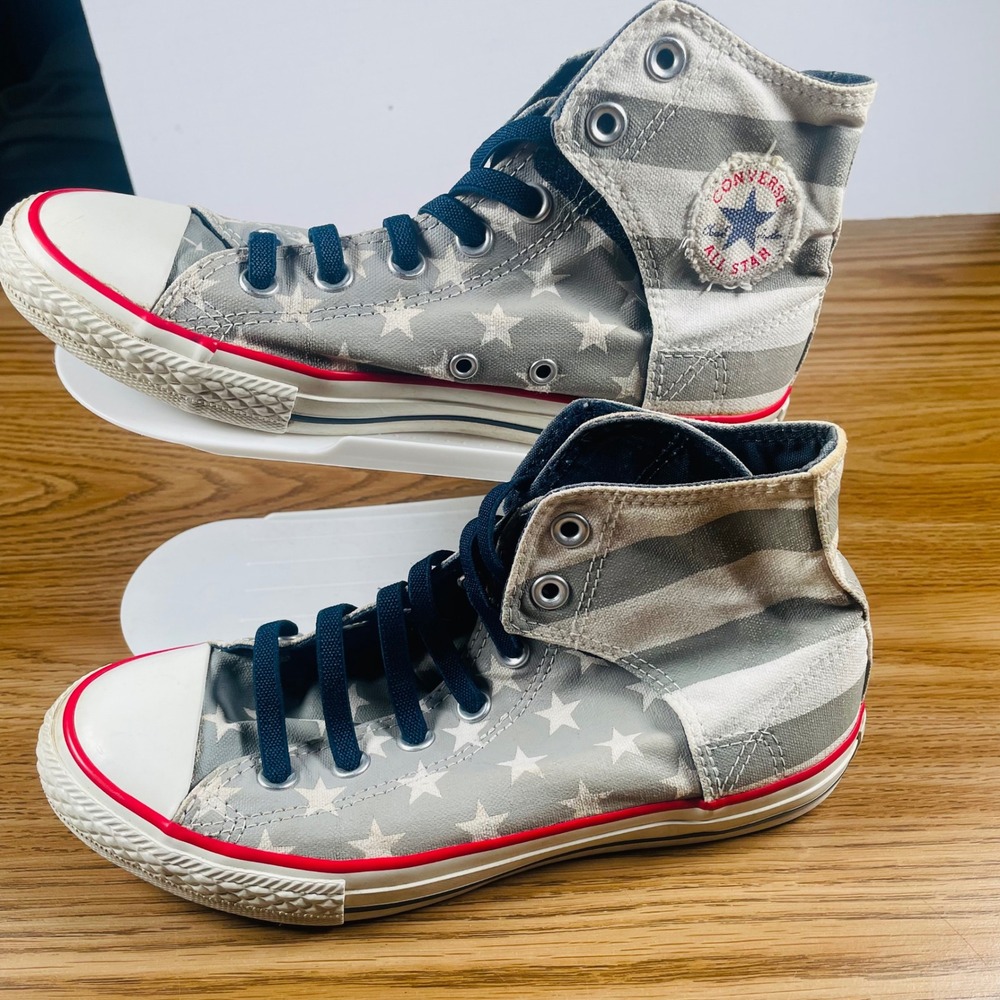 Converse Chuck Taylor Distressed Stars Stripes High‎ Top Sneakers Men 5 Women 7
